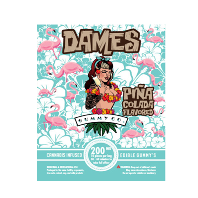 Dames Pina Colada 200mg THC Dames Pina Colada