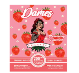 Dames Strawberry - 200mg THC