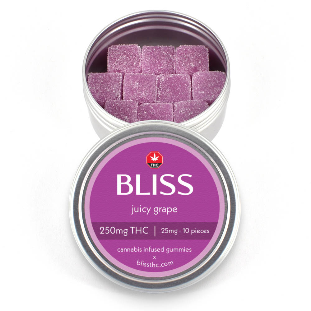 Bliss Edibles Juicy Grape Mail Order Weed Edibles